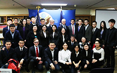 J-school students participate in model press conference