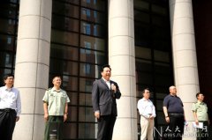 展党员风采，铸红船精神：“红船领航”计划党员先锋营军事训练会操举行